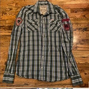 Scotch & Soda snap button up shirt